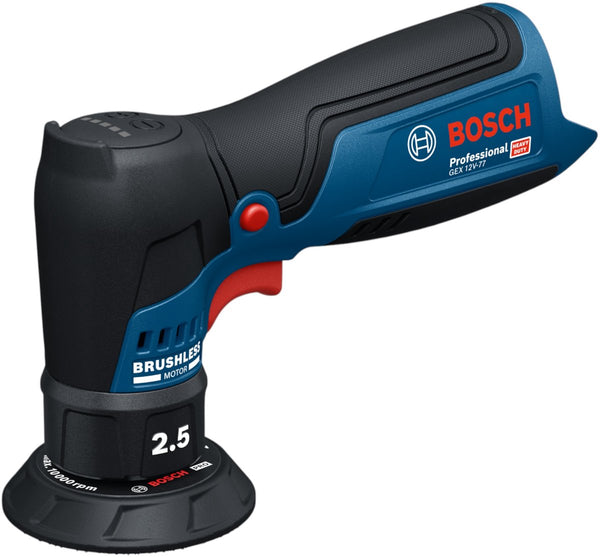 Bosch blauw gex 12v-77 excenterschuurmachine | zonder accu's en lader - 06019l2100