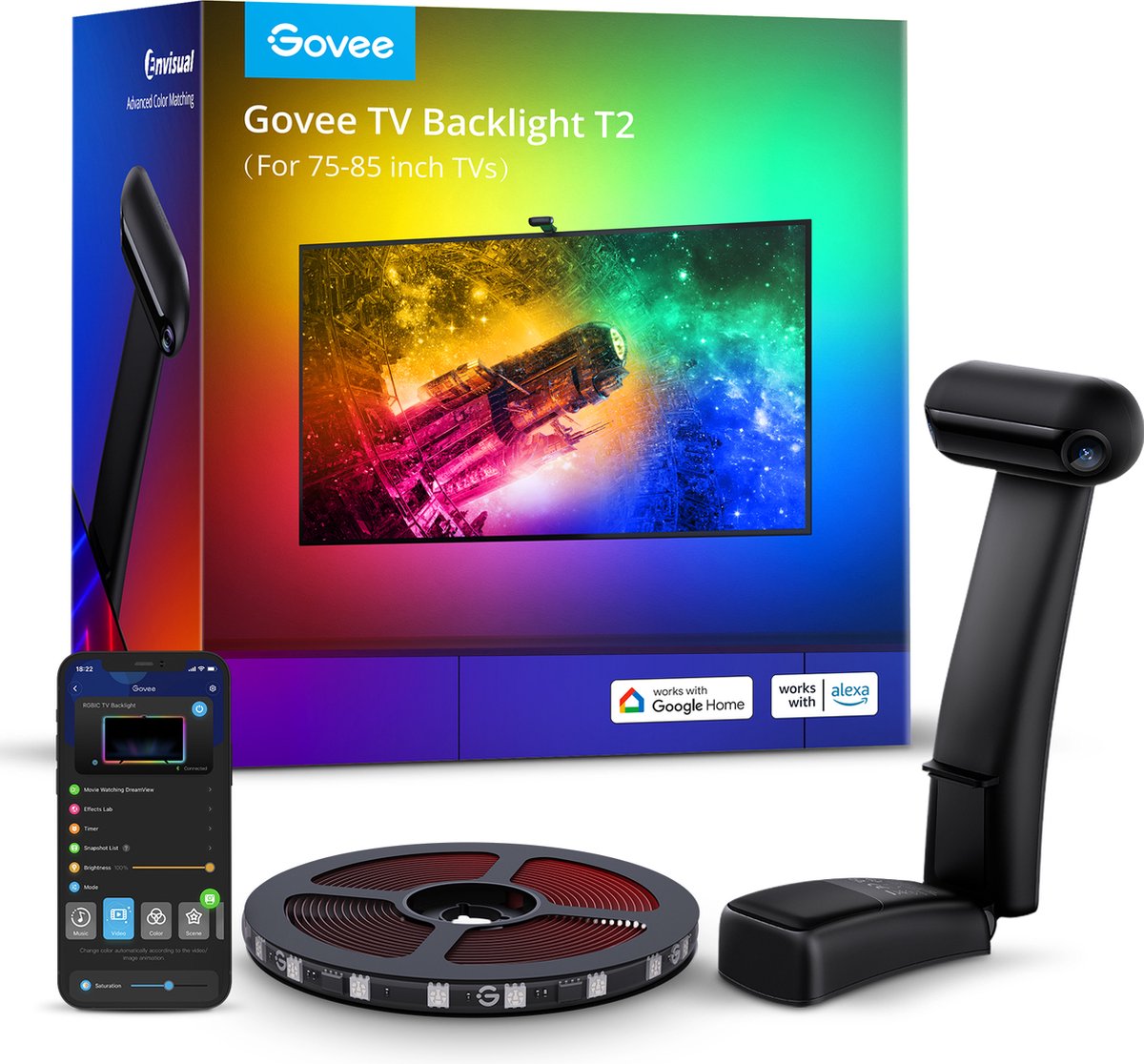 Govee Envisual TV-achtergrondverlichting T2