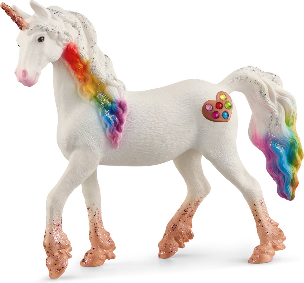Schleich bayala speelfiguur - regenboog eenhoorn merrie - fantasie, unicorn kinderspeelgoed - 70726