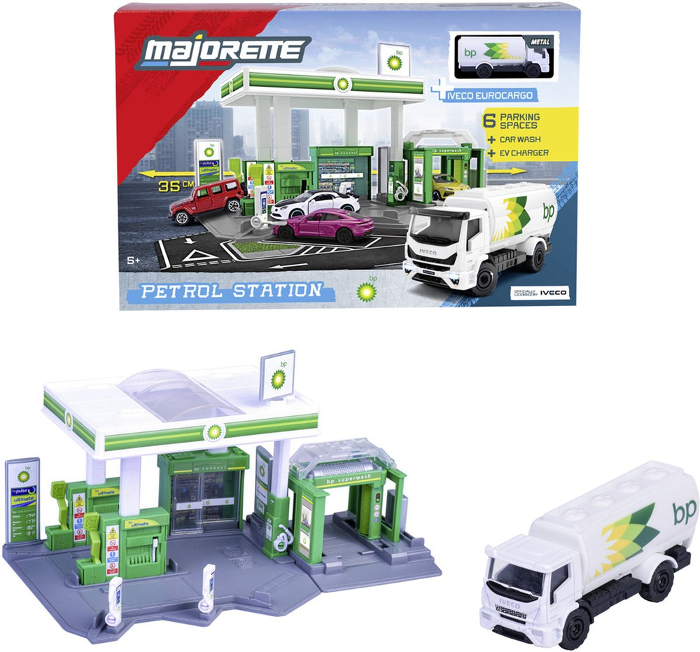Majorette bp tankstation met voertuig