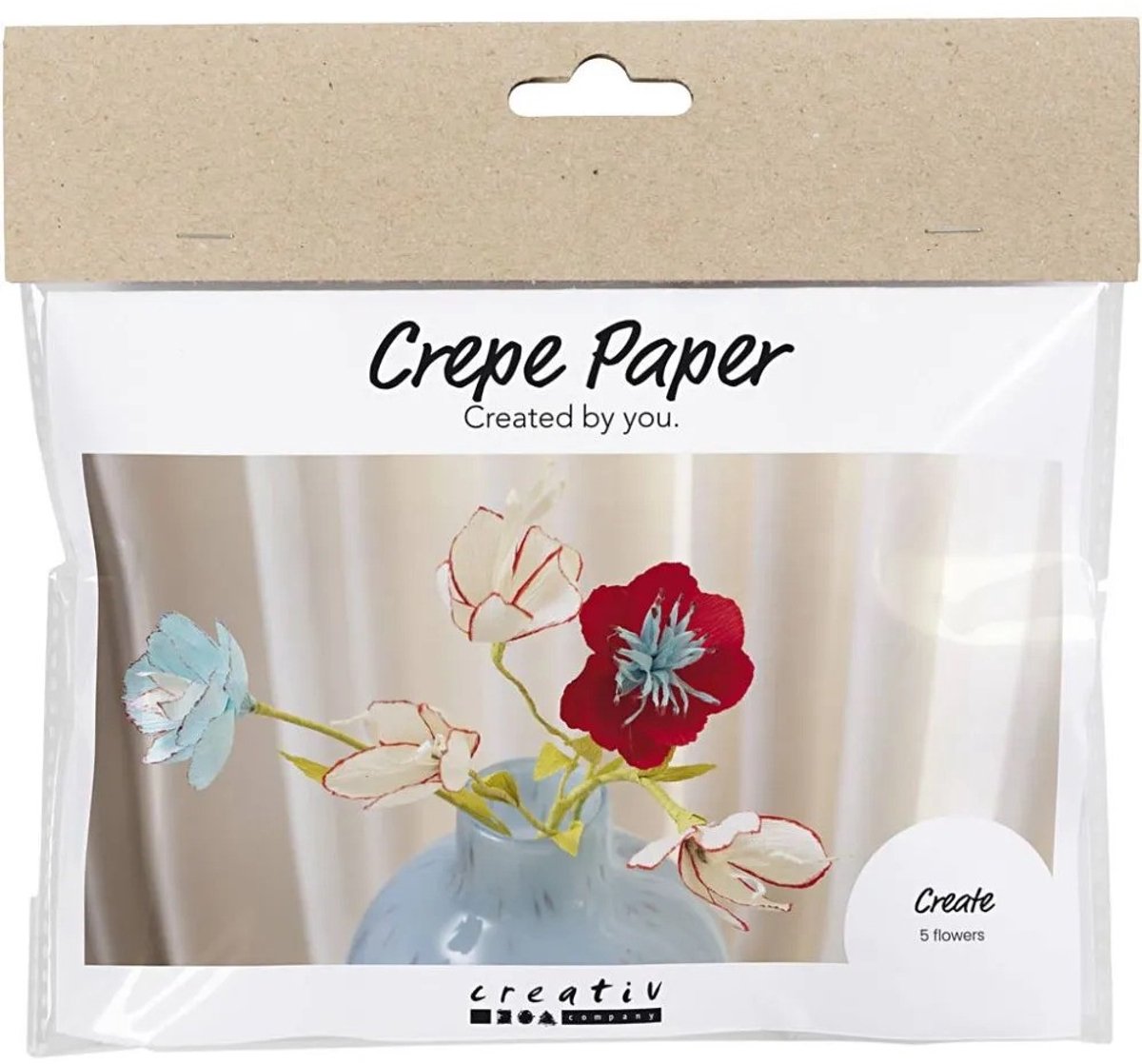 Creativ company https: www.cchobby.nl mini-hobbyset-crepepapier-bloemen-van-crepepapier-pastelkleuren-1-doos