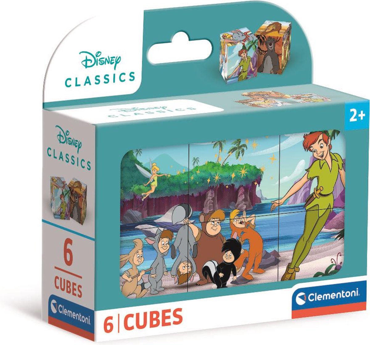 Clementoni blokpuzzel disney classic, 6st.