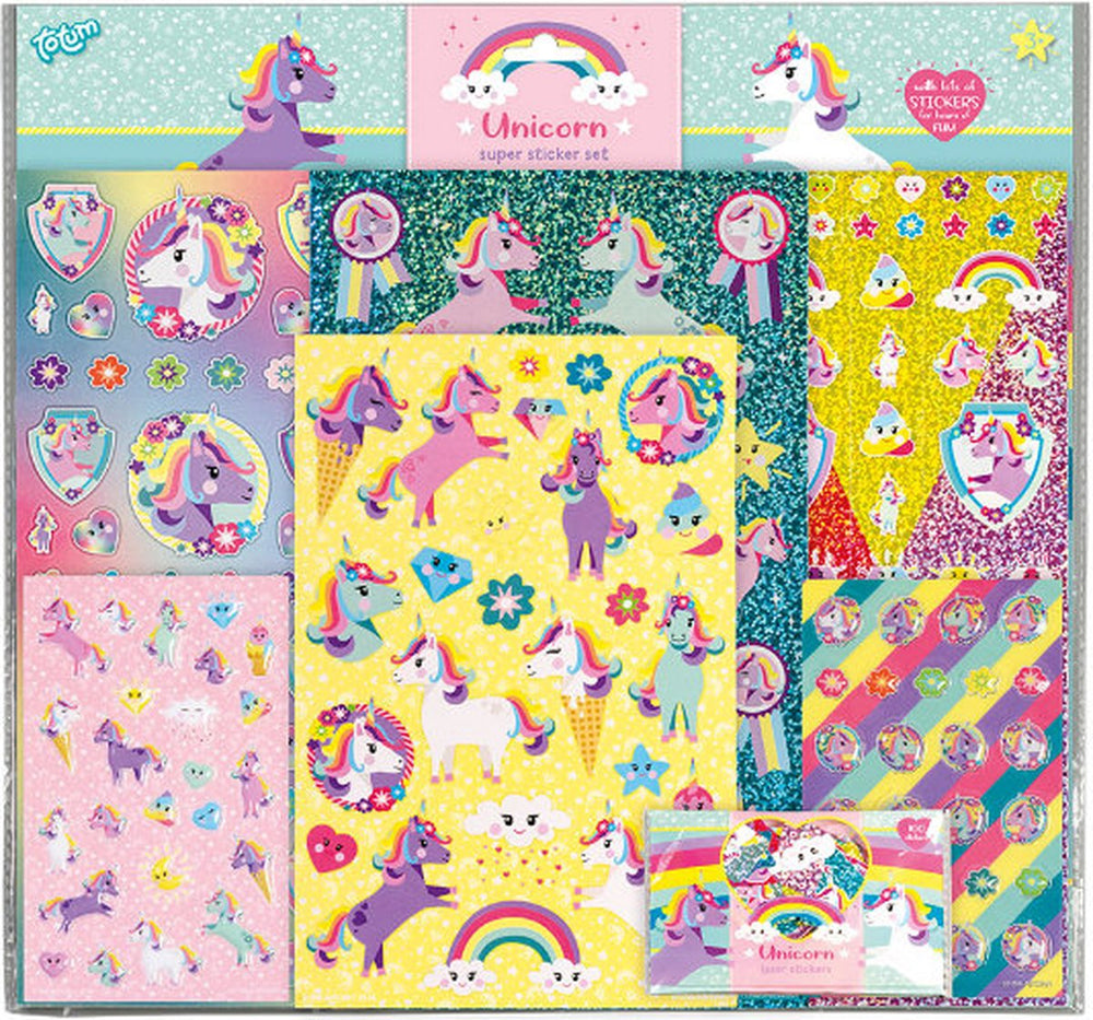 Super Stickerset - Eenhoorn