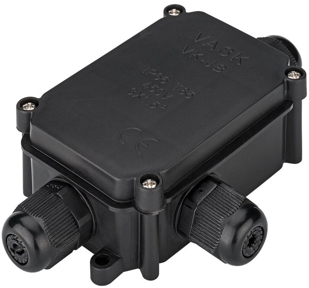 Enzo waterdichte kabelkoppeling ip66 drieweg met wartel 4017092