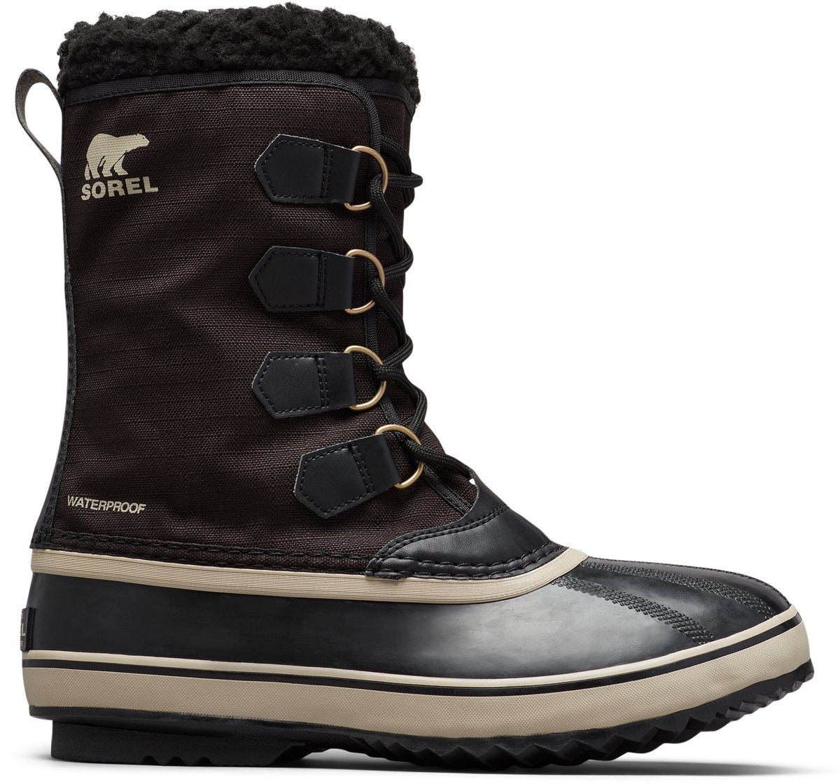 Sorel 1964 pac™ nylon wp men's snowboots - black, ancient fossil - maat 42