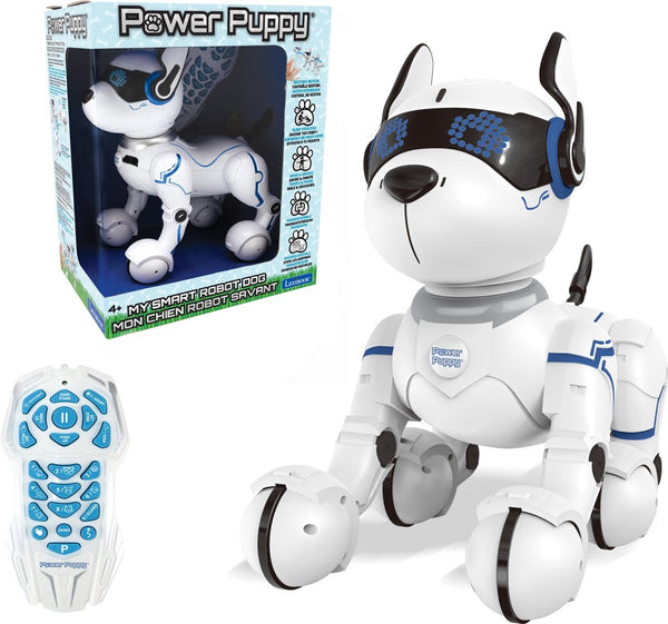 Lexibook stroom puppy – my smart robotic dog met programming function, dance, walk, movements, touch sensors en animal imitation, incl. afstandsbediening