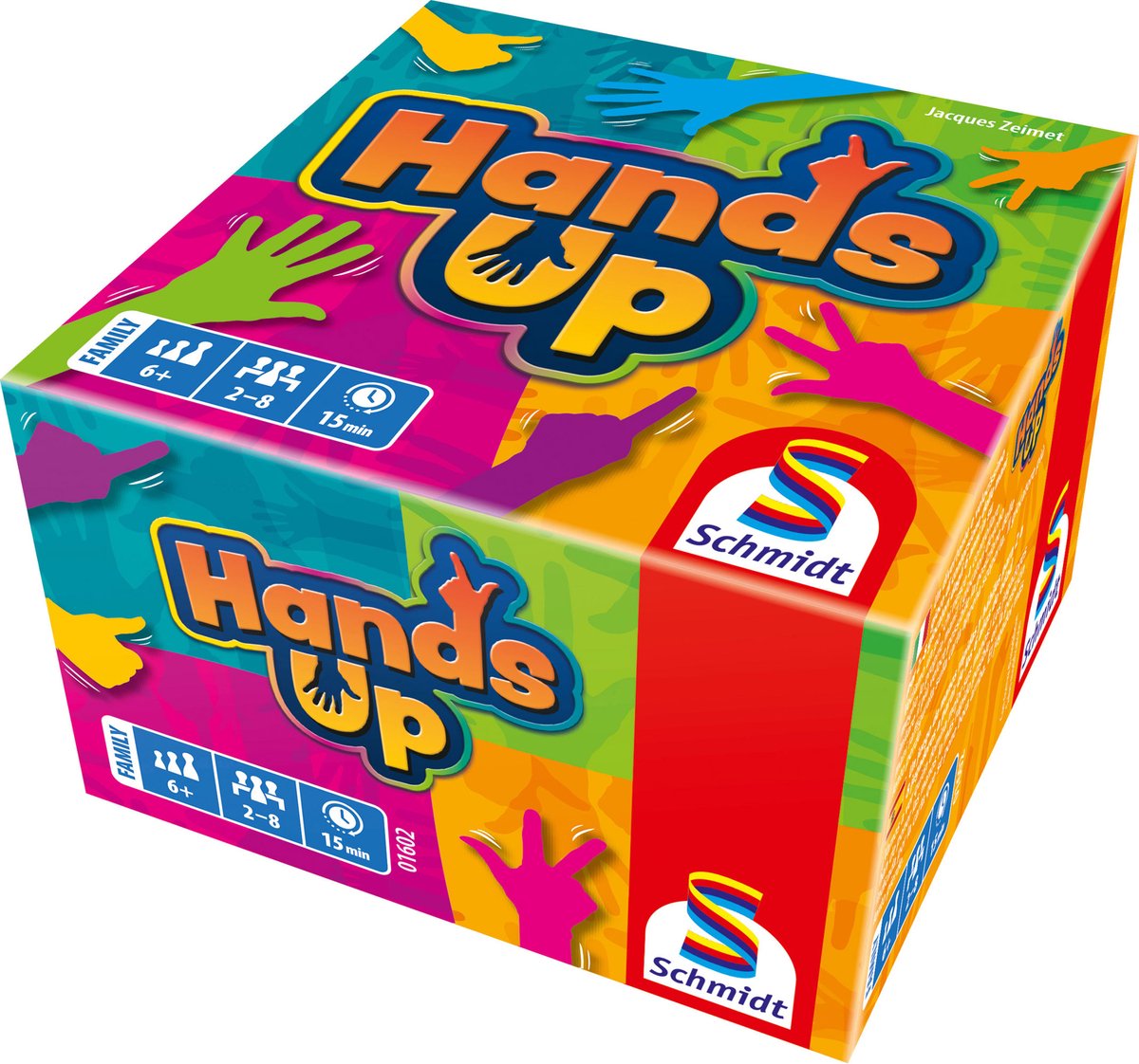 Schmidt ® - hands up - actiespel - snel reactiespel met kaarten - vanaf 6 jaar - 2-8 spelers