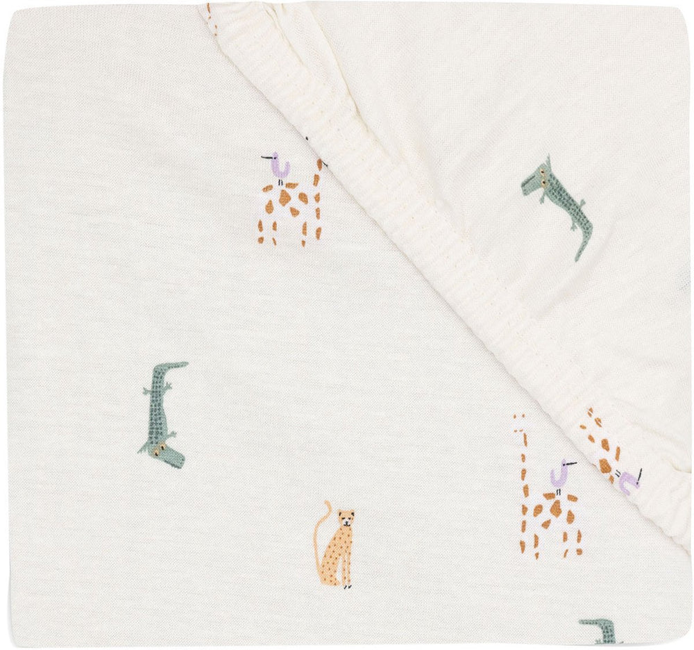 Jollein jungle jambo hoeslaken - 60 x 120 cm - jersey