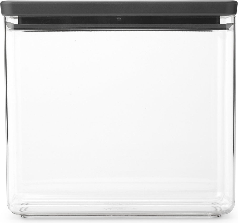 Brabantia tasty+ voorraadbus - stapelbaar - 3,5 l - dark grey
