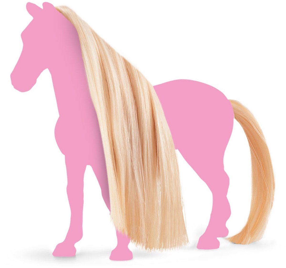 Schleich paardenclub haar beauty paarden blond 42650