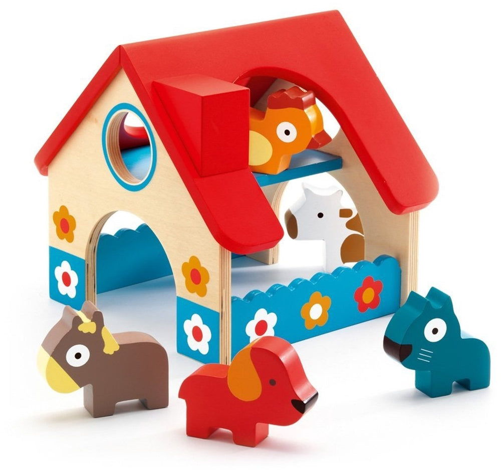 Djeco baby kleuren minifarm