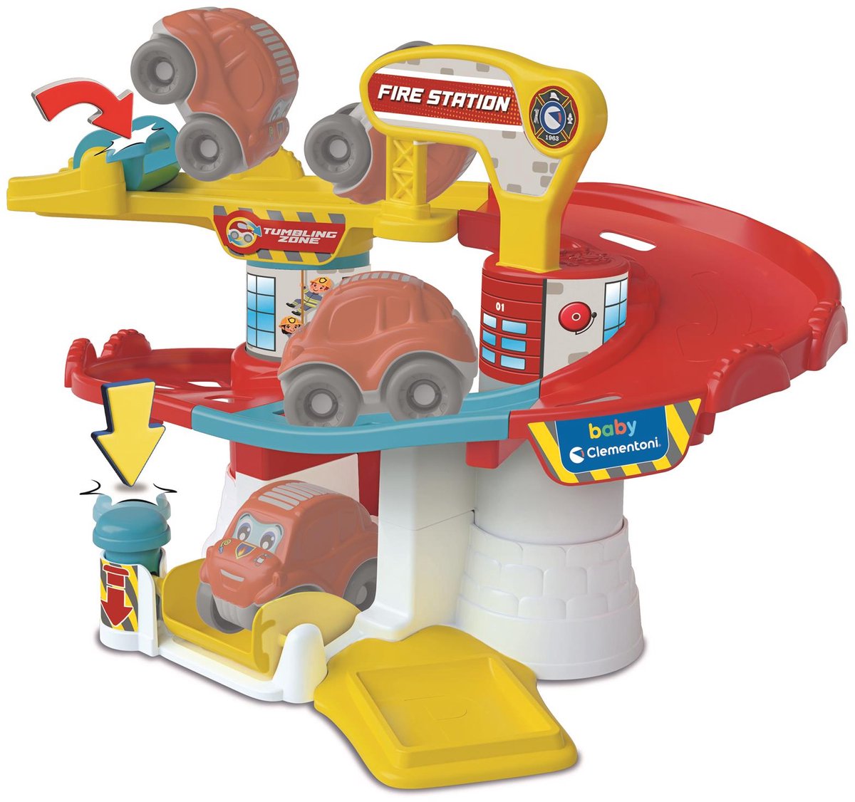 Clementoni babybranderkazerne met auto