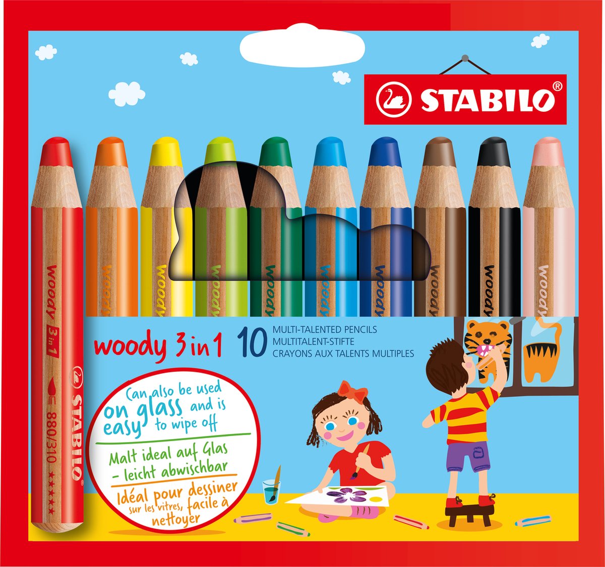 Stabilo https: www.cchobby.nl woody-3-in-1-l-11-cm-dikte-16-mm-vulling-10-mm-diverse-kleuren-10-stuk-1-doos