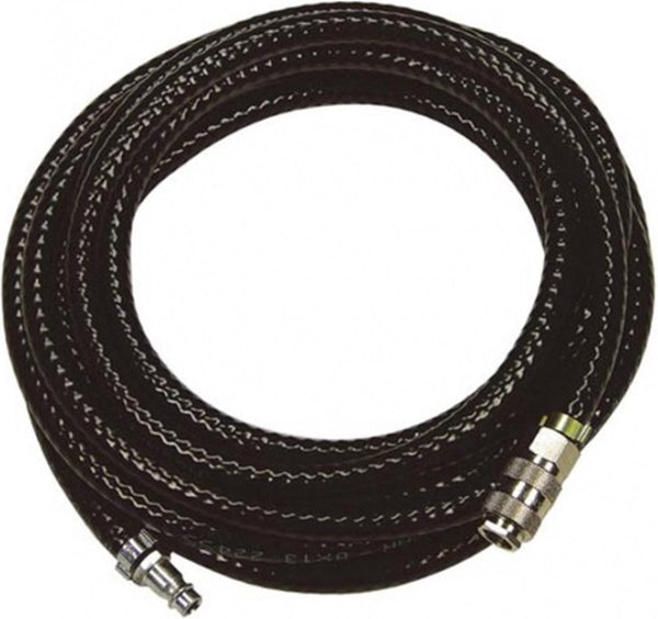 Stanley luchtslang 20 meter - compressor slang - max. 10bar - europese snelkoppeling - pvc - zwart