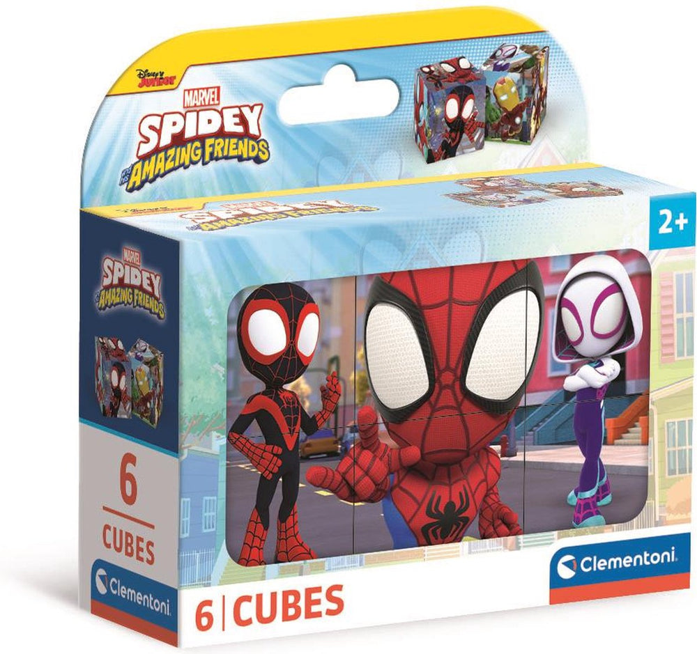 Clementoni blokpuzzel spidey en zijn geweldige vrienden, 6st.