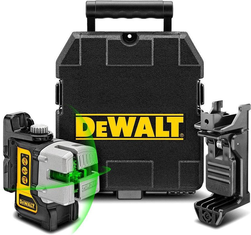 Dewalt dw089cg zelfnivellerende multilijnlaser groen - 3 stralen