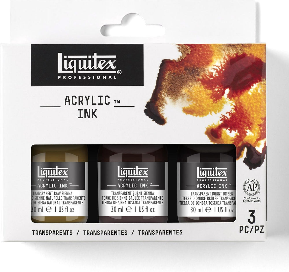 Liquitex ink! 3-pack transparant