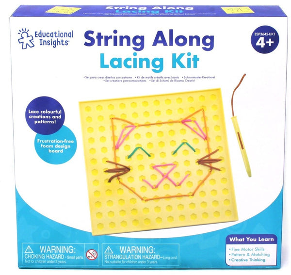 Learning resources string-along rijgset met patronenkaarten - 4+