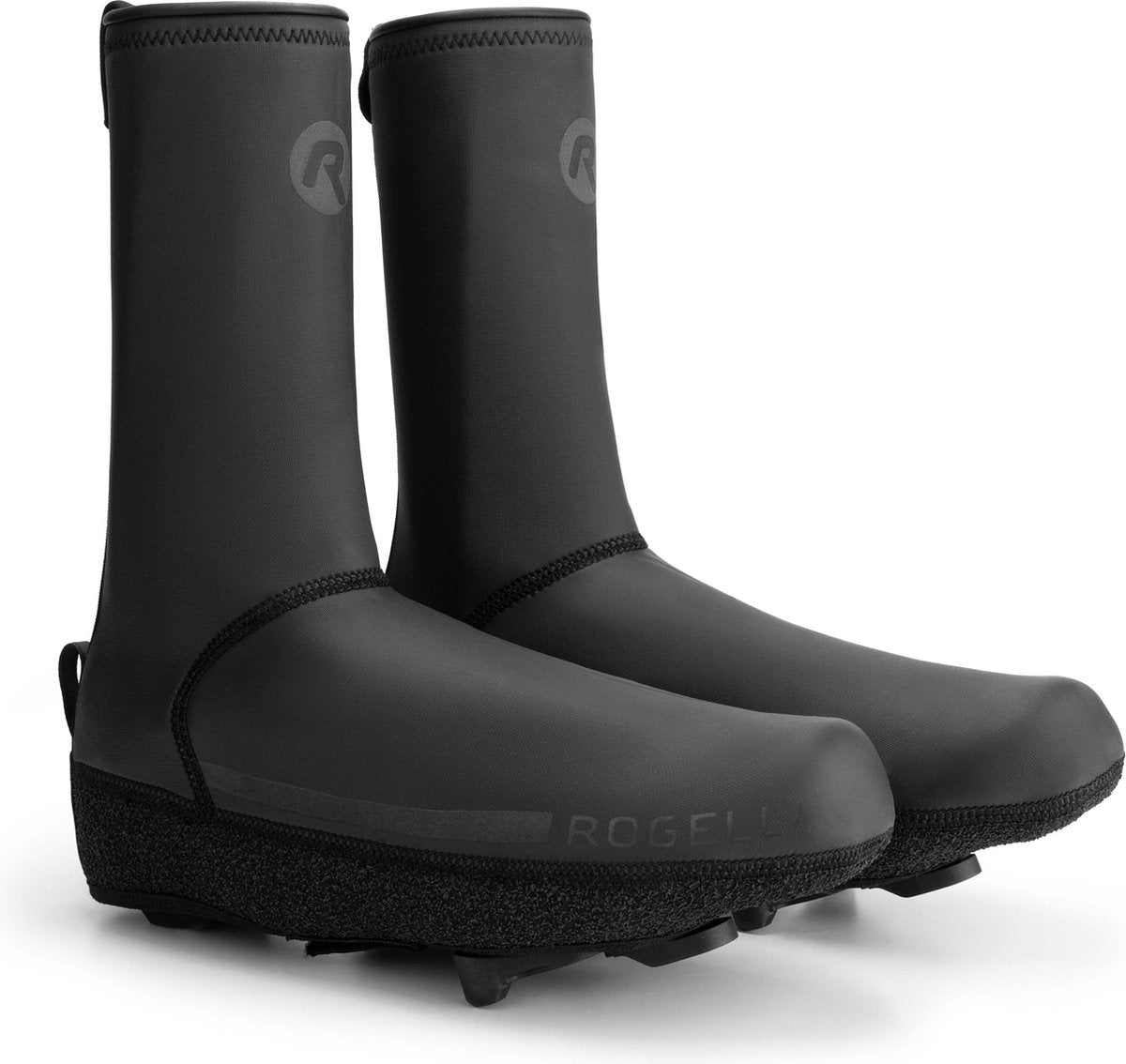 Rogelli artec fiets overschoenen - wielrennen - winddicht en waterdicht - getapte naden - zwart - maat 38-39