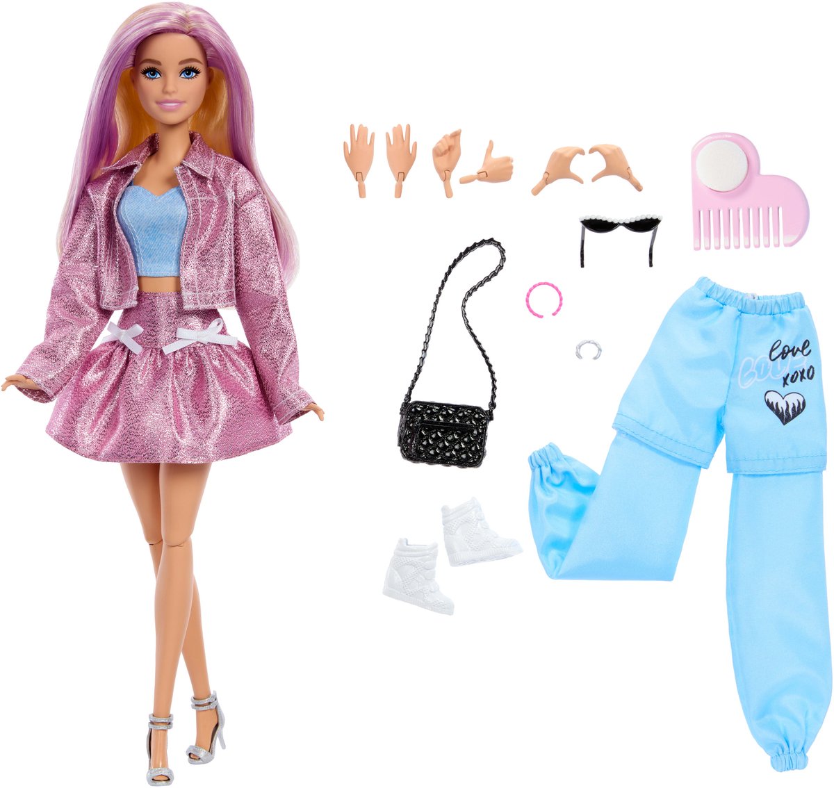 Mattel barbie deluxe style fashion build up-pop en accessoires