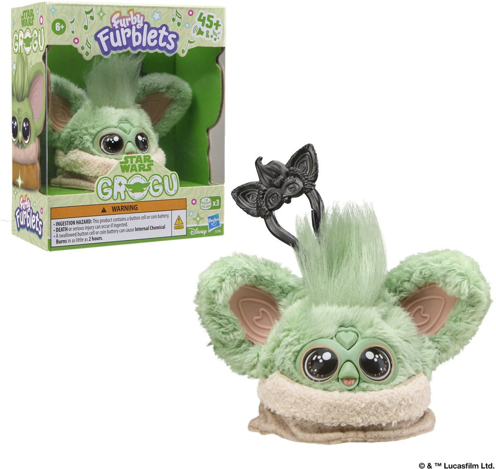 Hasbro furby furblets star wars grogu - elektronische miniknuffel