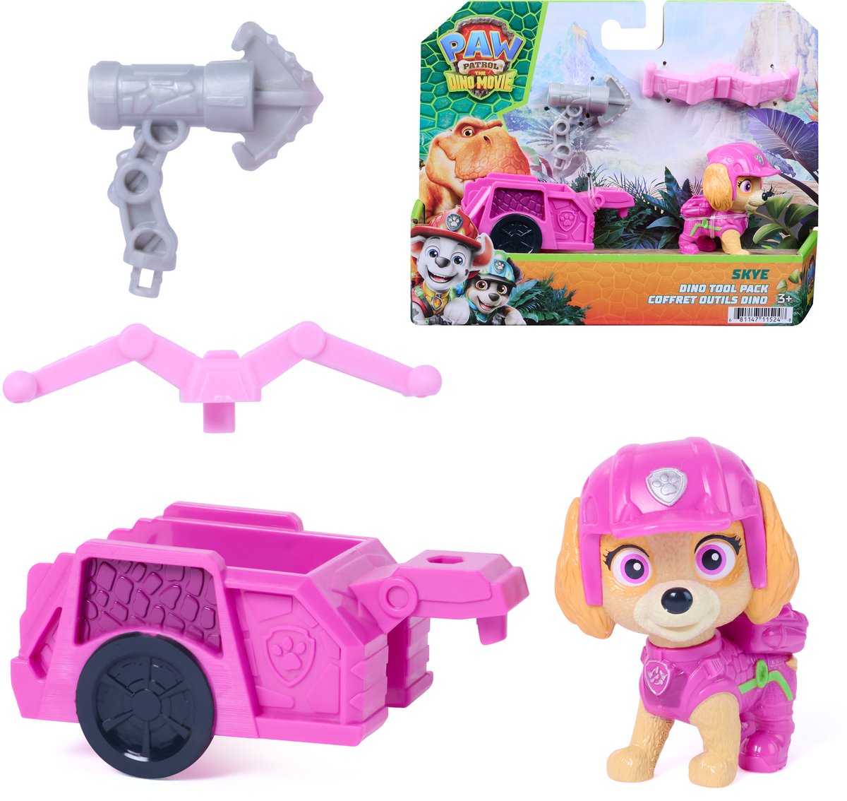 Paw patrol the dino movie tool pack skye | 2 stuks