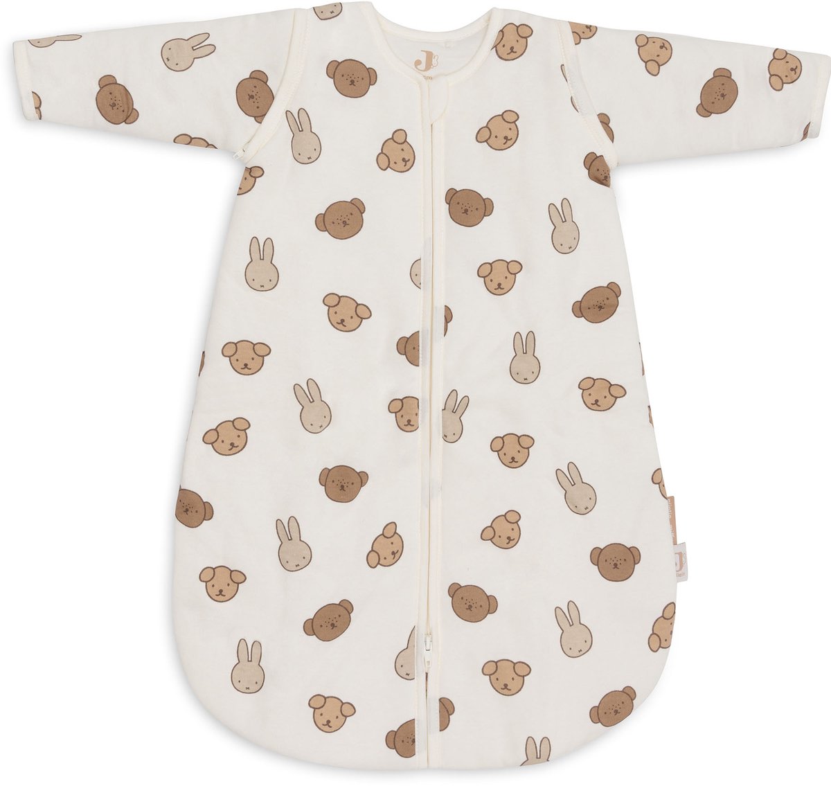 Jollein slaapzak baby met afritsbare mouw rond 60cm - miffy and friends