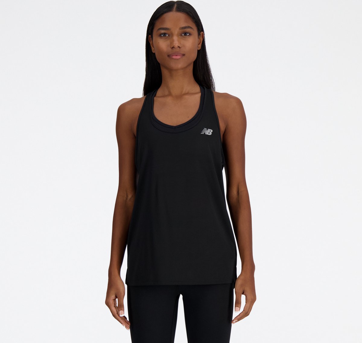 New balance sport essential tank dames sporttop - black