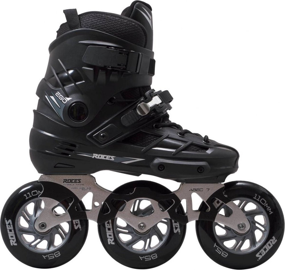 Inlineskates Ego Tif hardboot 85A zwart maat 41