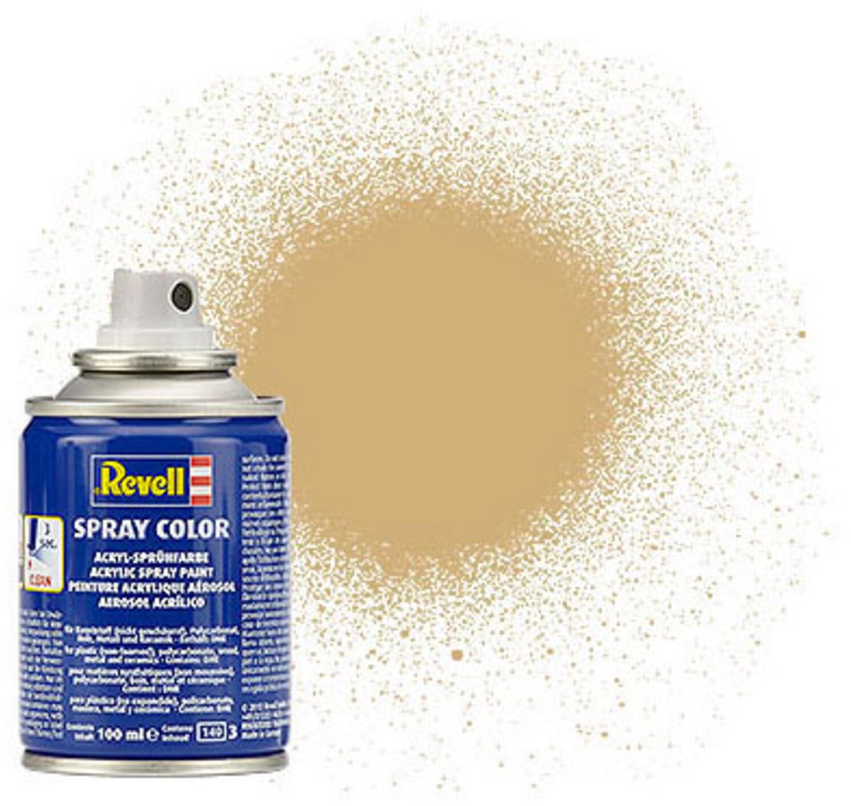 Revell hobbyverf acrylverf - #94 gold - metallic - acryl spray - verf spuitbus - 100 ml
