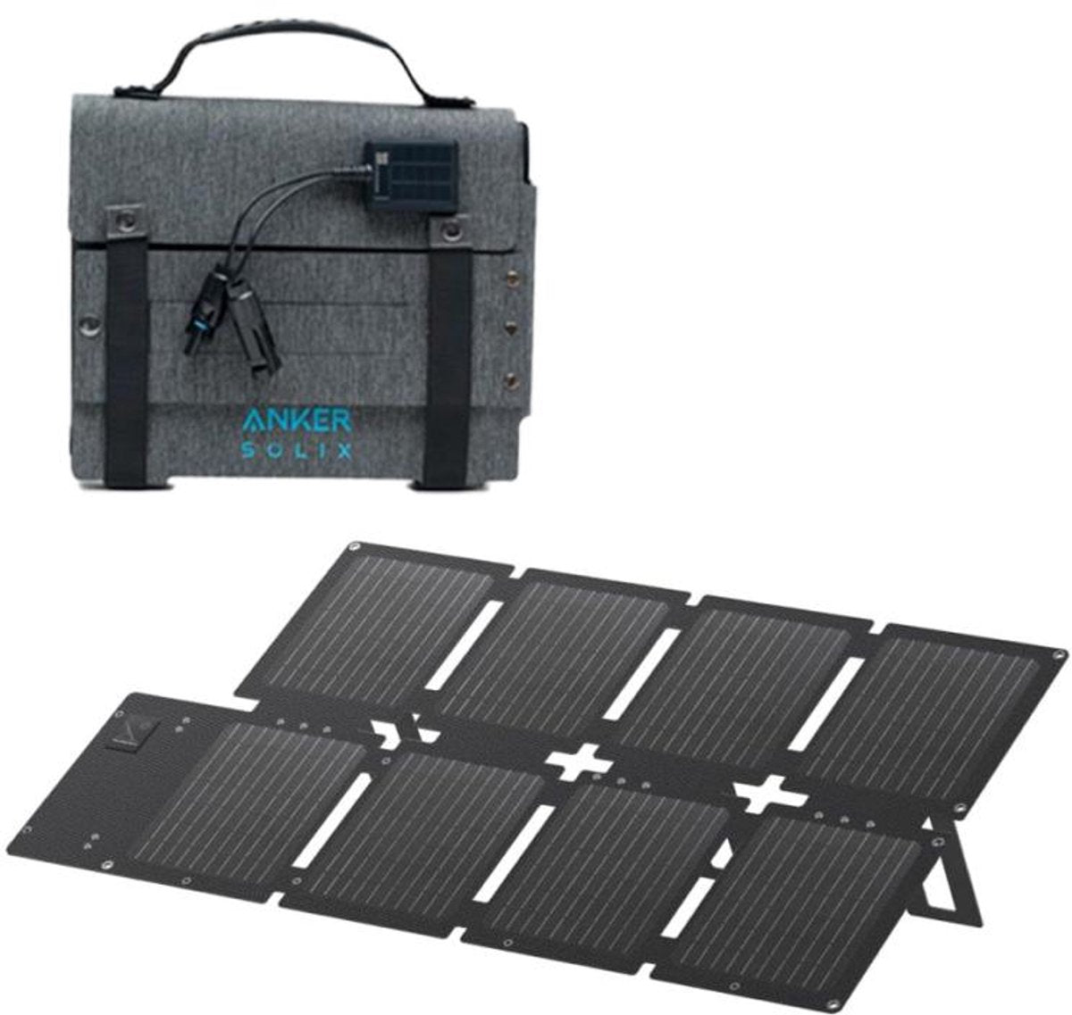 Anker solix ps60 - portable solar panel - 60w - backup stroomuitval - camping - outdoor