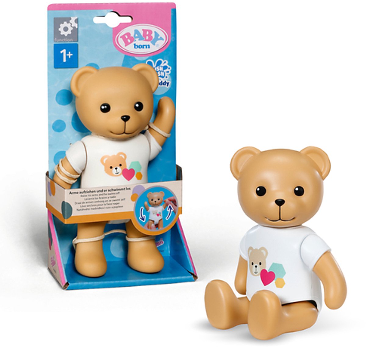 Baby born splash splash teddybeer