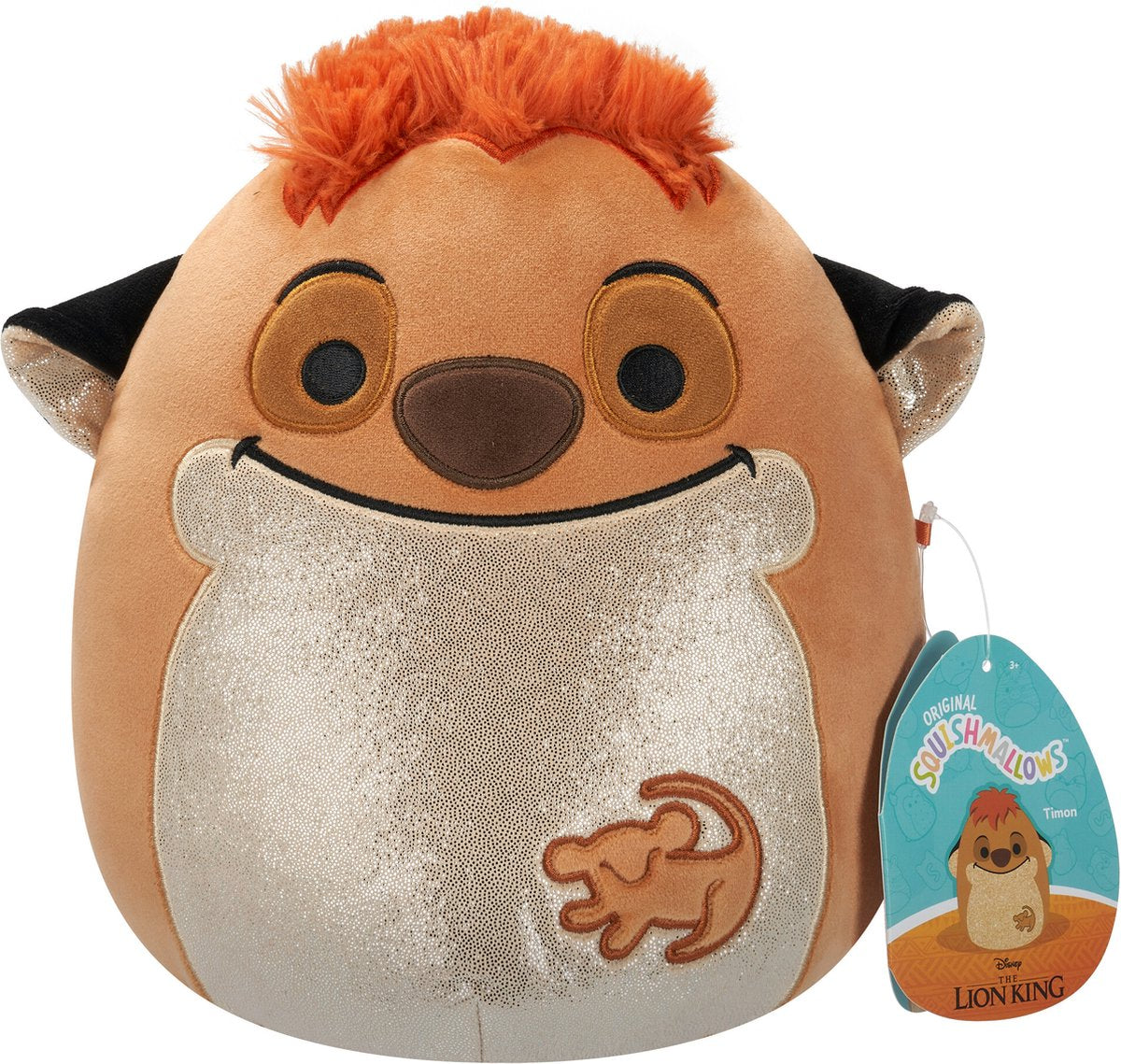 Squishmallows knuffel pluche - timon, 20cm
