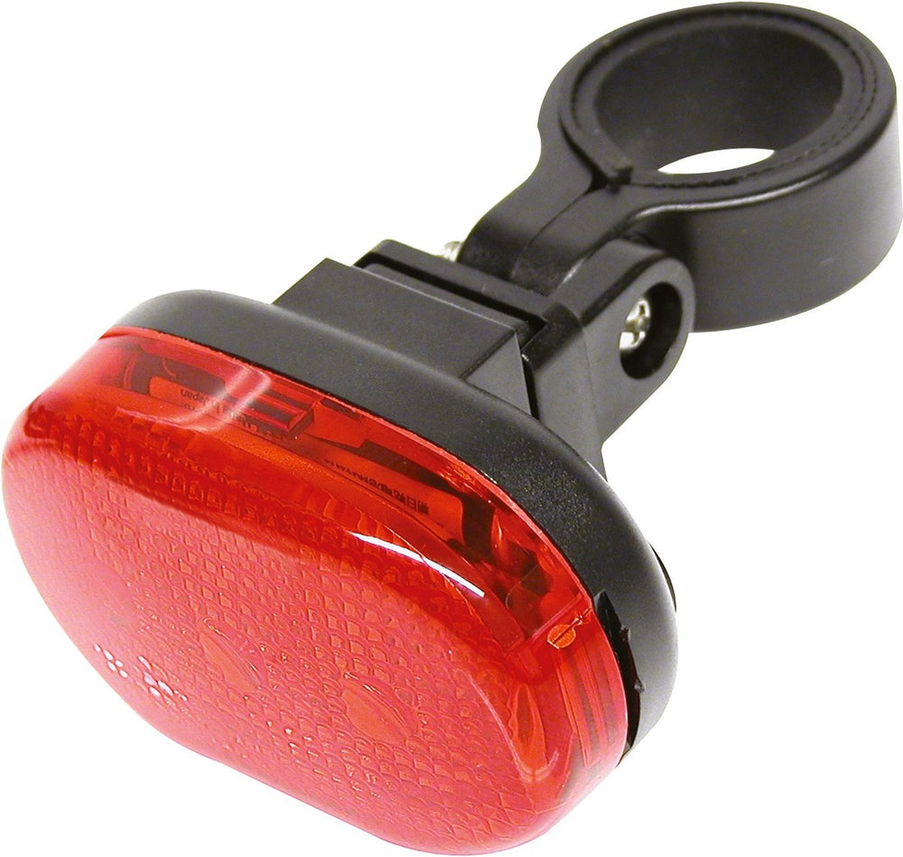 Dresco achterlicht fiets 3 led's | fietsverlichting led | achterlicht met batterij en knipperlicht