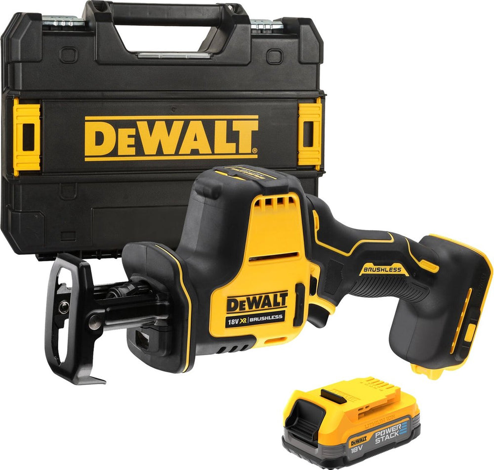 Dewalt dcs369e1t accu reciprozaag 18v xr powerstack in tstak