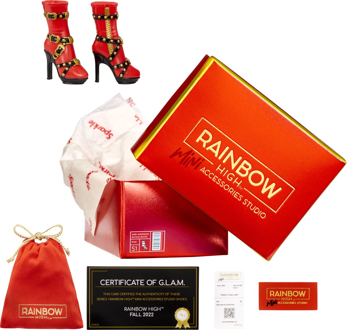 Rainbow High Mini Accessoires Schoenencollectie -Serie 1 Wave 1