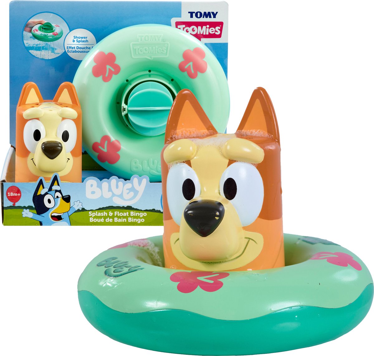 Moose toys bluey spat en drijf bingo speelfiguur badspeelgoed