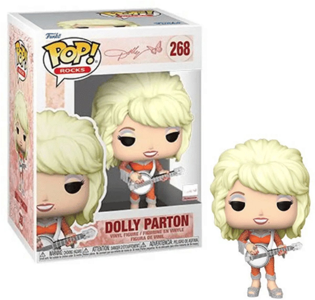 Funko pop rocks: dolly parton - pop #268