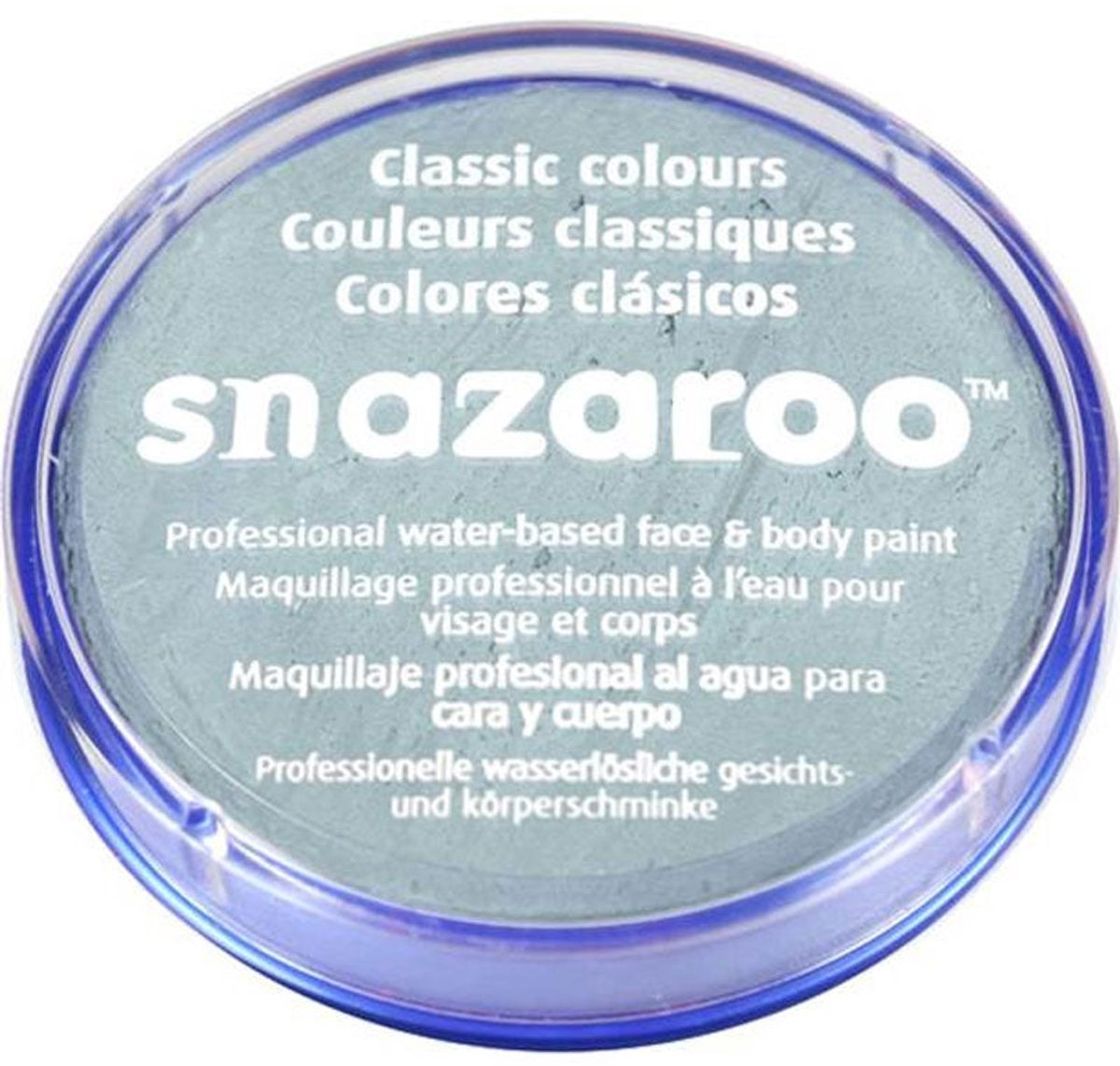 Snazaroo 1118222 - light grey - 18ml aqua schmink kinderschmink voor kinderen en volwassenen