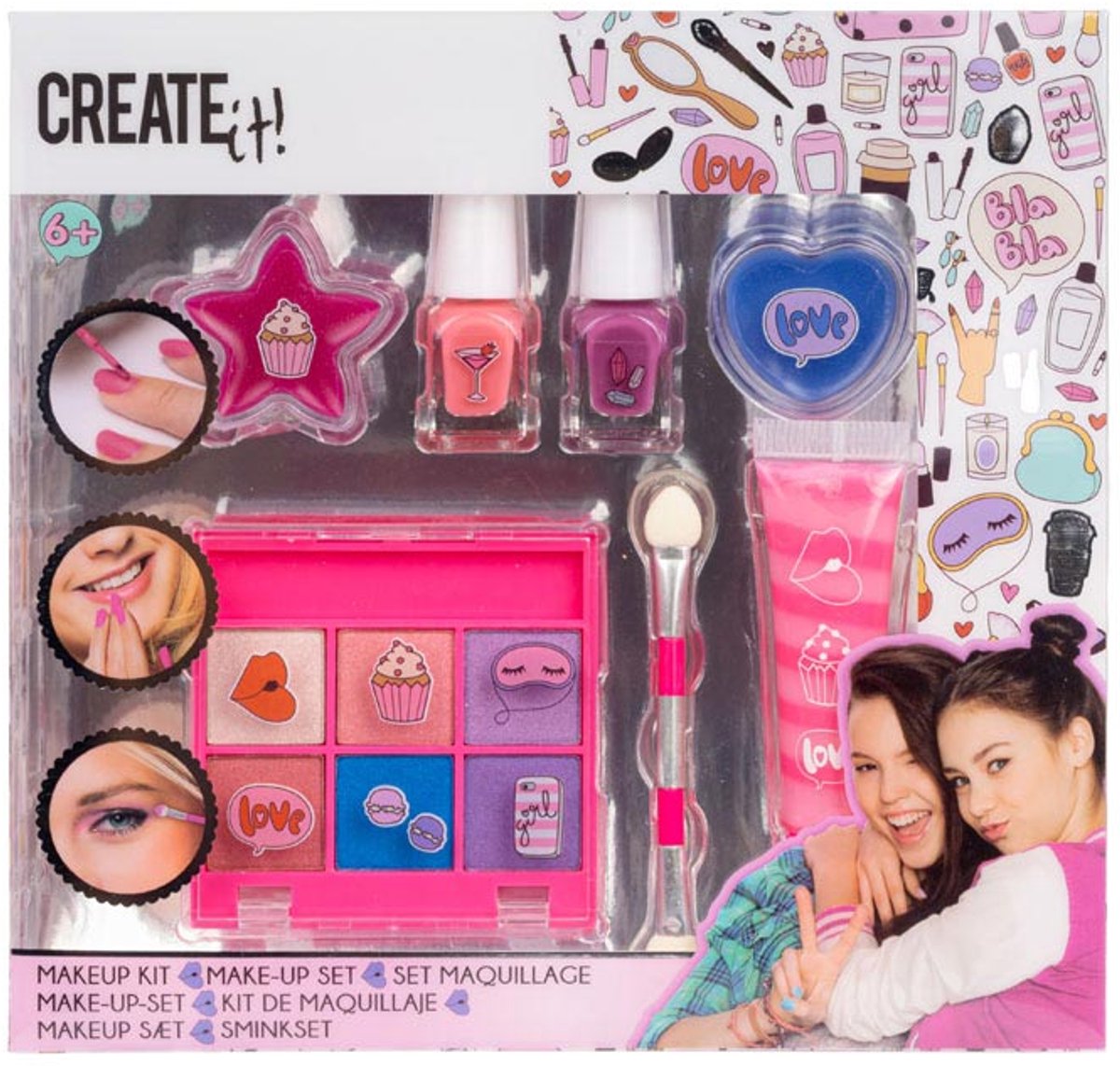 Creëer het! Beauty Make-upset Roze Lila