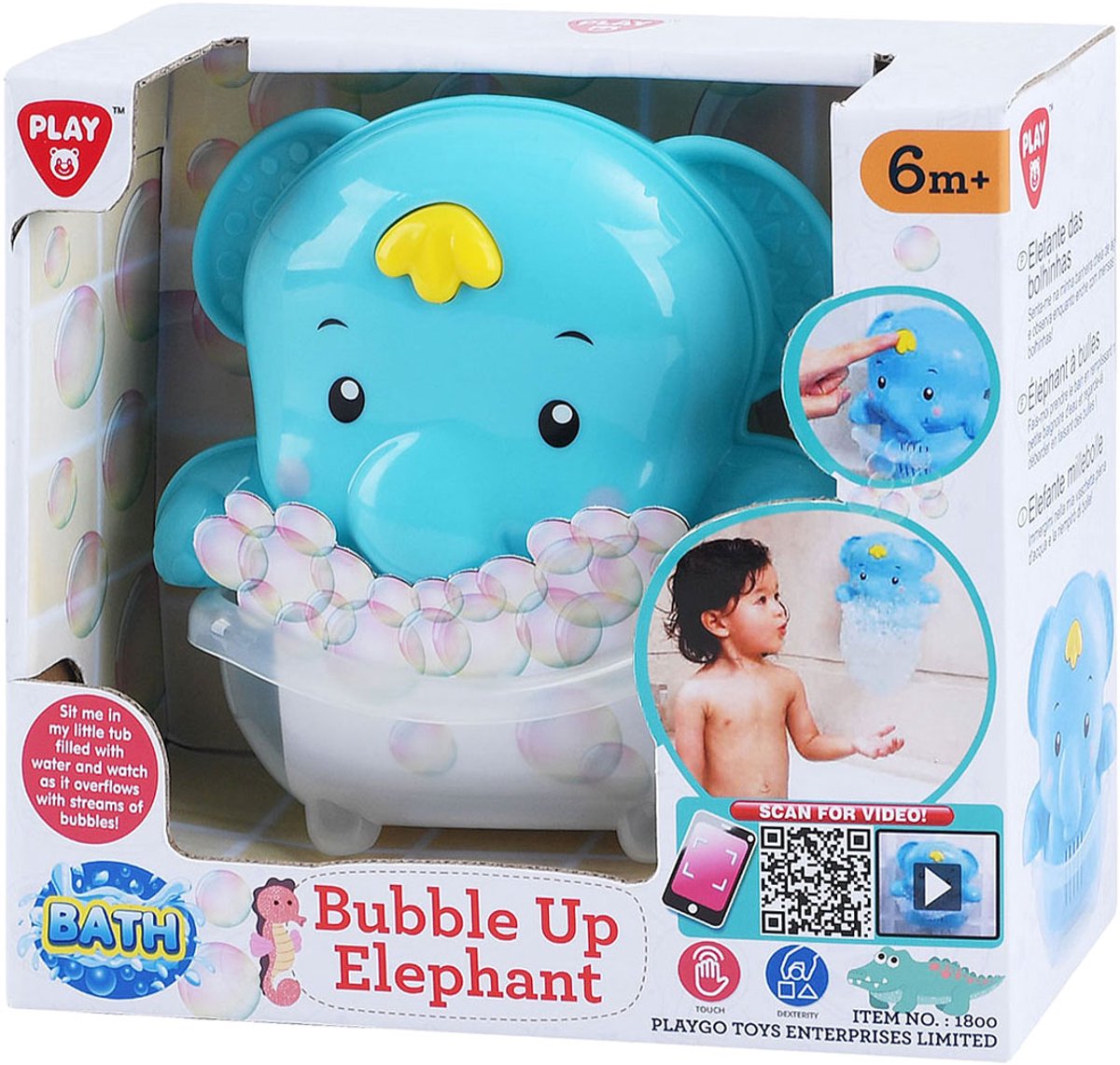 Playgo badspeelgoed bubble olifant