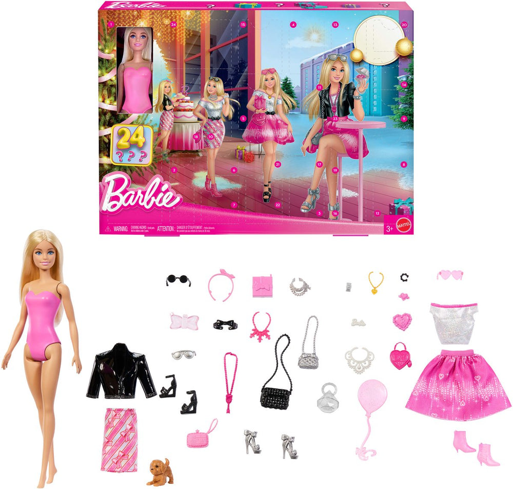 Mattel fantastische adventskalender roze