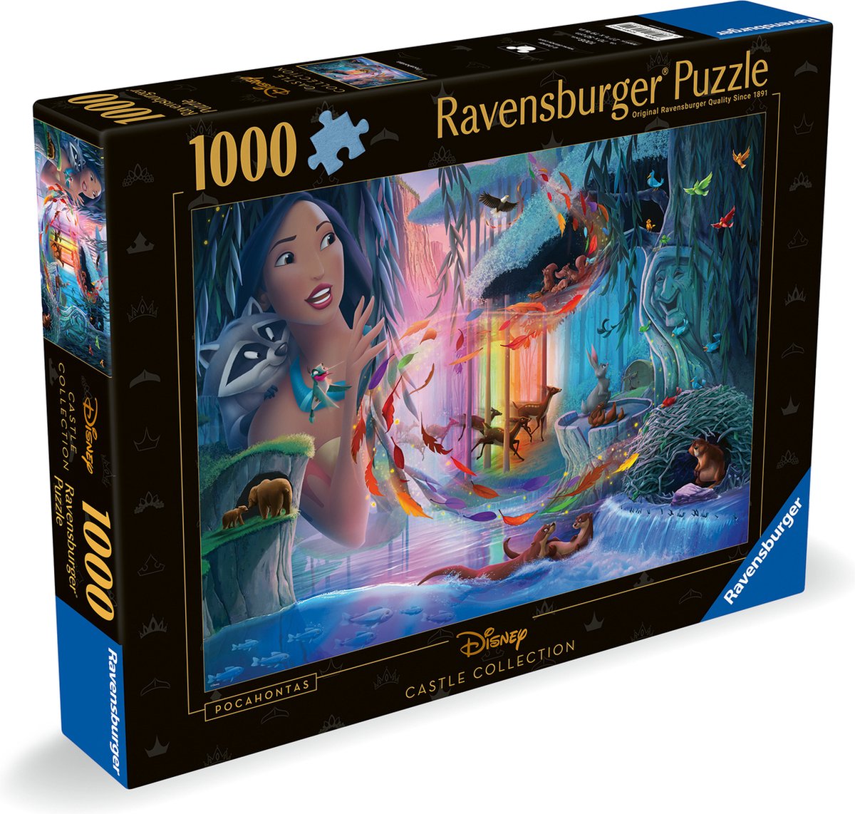 Ravensburger legpuzzel disney kastelen pocahontas, 1000st.