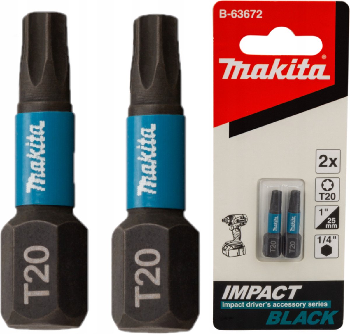 Makita slagschroefbit t20x25mm