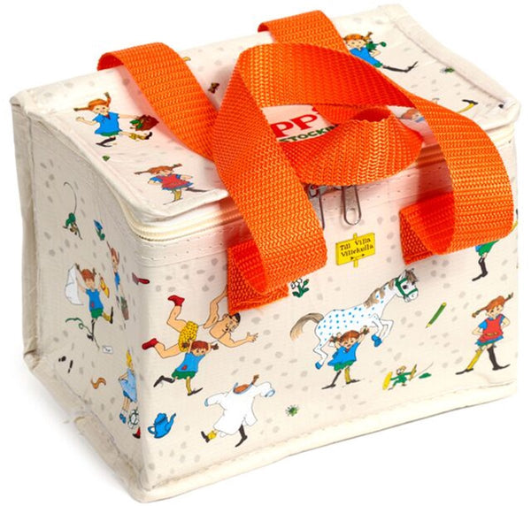 Merkloos sans marque koeltas lunchtas - pippi langkous - rpet duurzaam - 21x13x15,5cm
