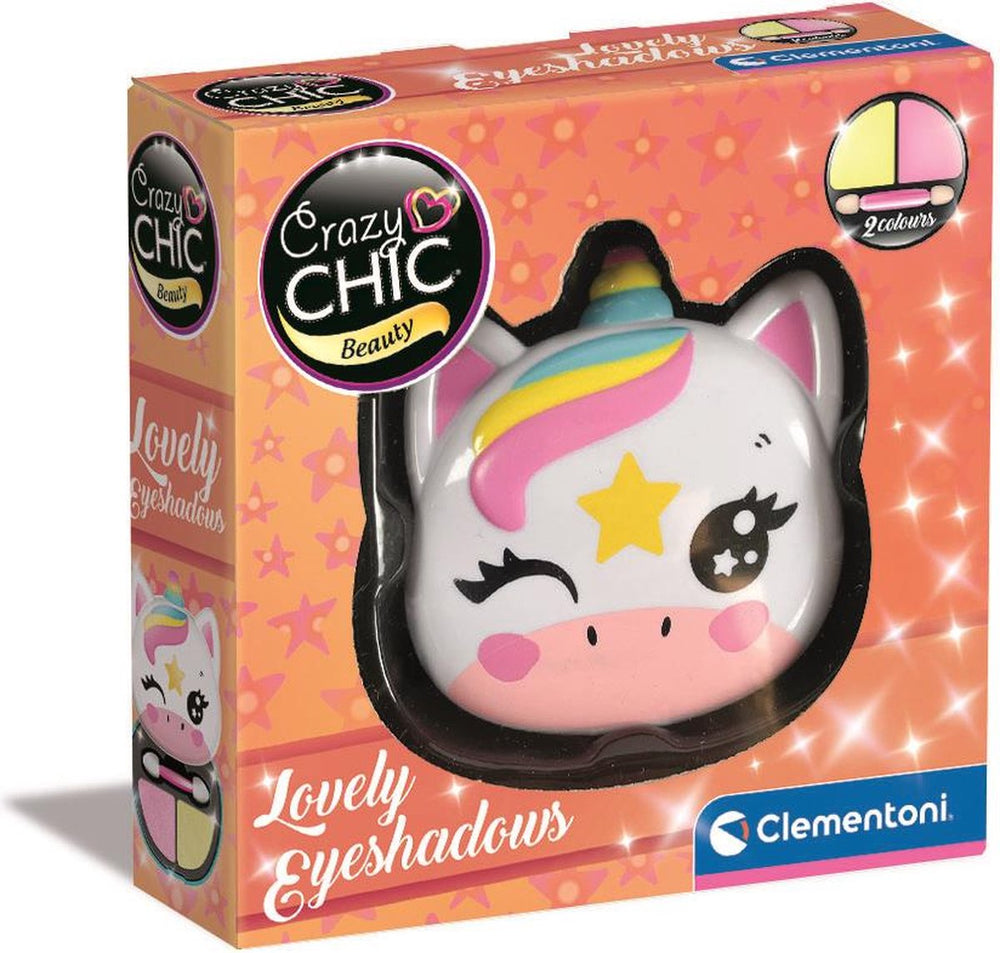 Clementoni gekke chique oogschaduw in make-up doosje eenhoorn