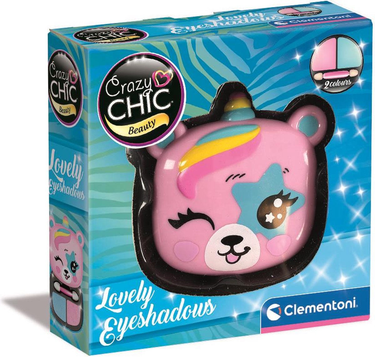 Clementoni gekke chique oogschaduw in make-up doosje bier