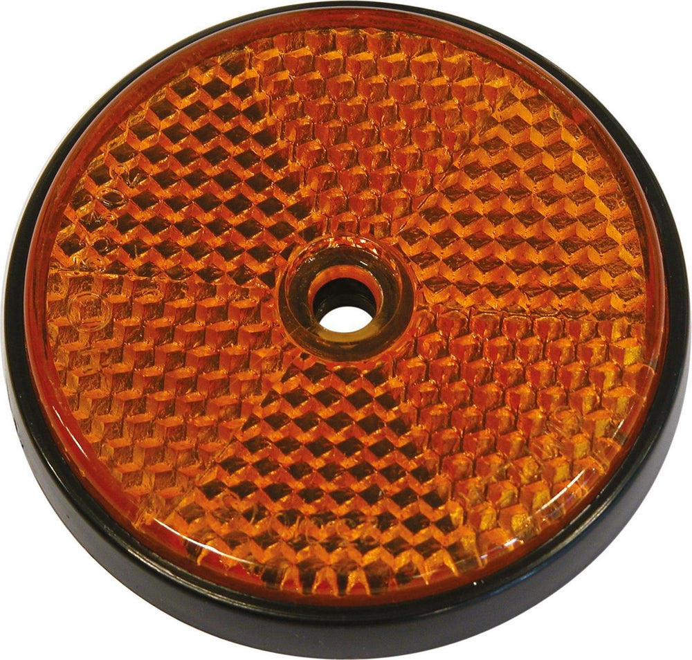 Carpoint reflectoren rond ø 70mm oranje - 2 stuks