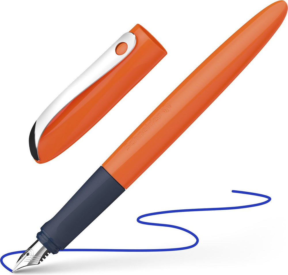 Schneider schrijfwaren schneider vulpen - wavy - a - oranje - s-162136