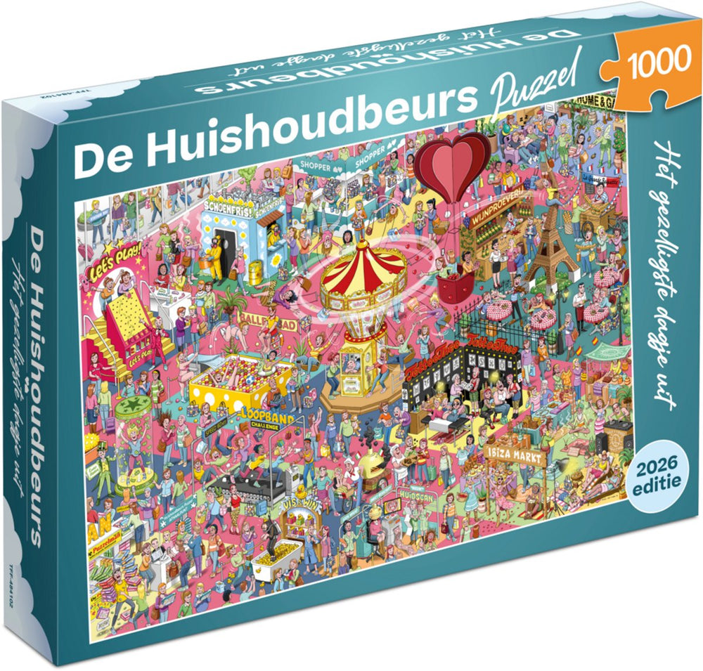 Tucker's fun factory legpuzzel huishoudbeurs 1000 stukjes puzzel.